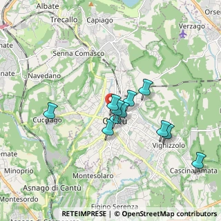 Mappa Via Francesco Pastonchi, 22063 Cantù CO, Italia (1.48727)