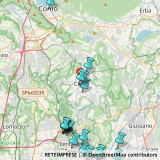 Mappa Via Francesco Pastonchi, 22063 Cantù CO, Italia (6.06)