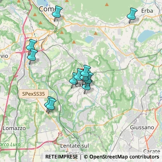 Mappa Via Francesco Pastonchi, 22063 Cantù CO, Italia (3.43)