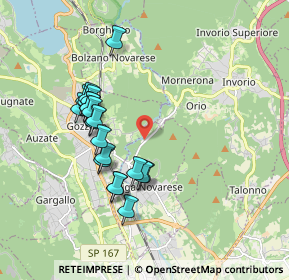 Mappa SP 33a, 28045 Invorio NO, Italia (1.691)