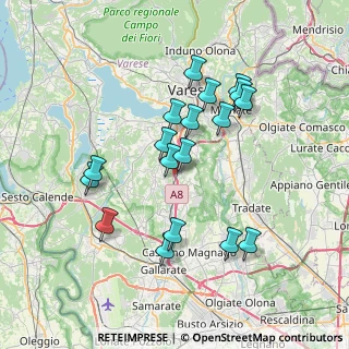 Mappa Autostrada dei Laghi, 21040 Albizzate VA, Italia (6.79167)
