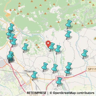 Mappa Via Cartiera, 36030 Lugo di Vicenza VI, Italia (5.676)