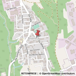 Mappa Via Milano,  8, 22040 Brenna, Como (Lombardia)