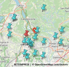 Mappa 24034 Cisano bergamasco BG, Italia (8.949)