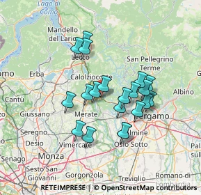 Mappa 24034 Cisano bergamasco BG, Italia (11.4585)