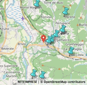 Mappa 24034 Cisano bergamasco BG, Italia (2.3775)