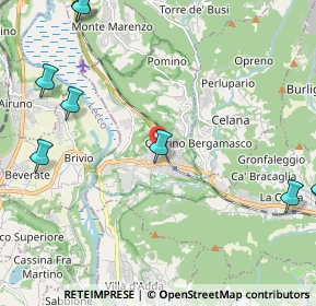 Mappa 24034 Cisano bergamasco BG, Italia (3.34364)