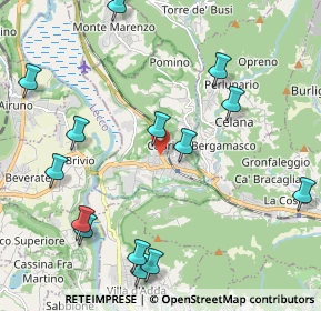 Mappa 24034 Cisano bergamasco BG, Italia (2.953)