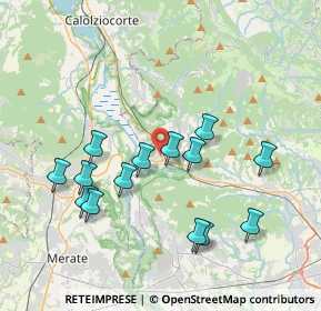 Mappa 24034 Cisano bergamasco BG, Italia (3.74857)