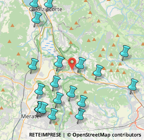 Mappa 24034 Cisano bergamasco BG, Italia (4.90579)