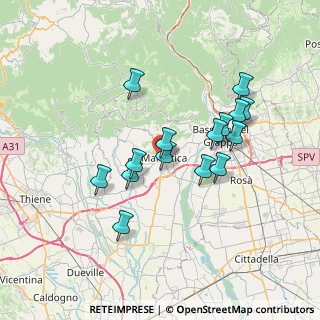 Mappa Via 4 Novembre, 36063 Marostica VI, Italia (6.242)