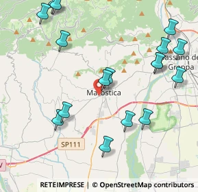 Mappa Via 4 Novembre, 36063 Marostica VI, Italia (4.82765)