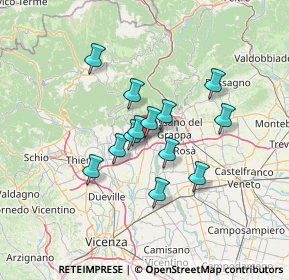 Mappa Via 4 Novembre, 36063 Marostica VI, Italia (10.08154)