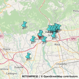 Mappa Via Libertà, 36063 Marostica VI, Italia (5.56267)