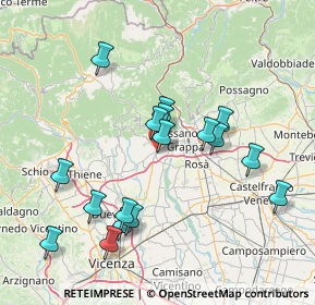 Mappa Via Libertà, 36063 Marostica VI, Italia (14.87824)