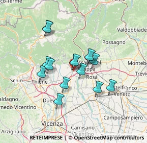 Mappa Via Libertà, 36063 Marostica VI, Italia (10.75)