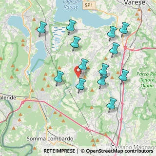 Mappa Via Gioacchino Rossini, 21020 Mornago VA, Italia (3.83385)