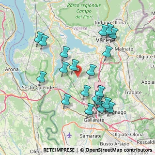 Mappa Via Gioacchino Rossini, 21020 Mornago VA, Italia (7.745)