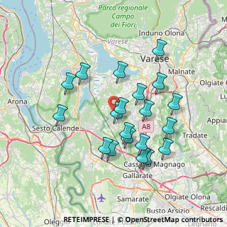 Mappa Via Gioacchino Rossini, 21020 Mornago VA, Italia (6.746)