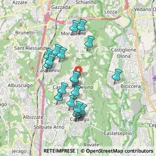 Mappa Via Guglielmo Marconi, 21040 Caronno Varesino VA, Italia (1.7845)