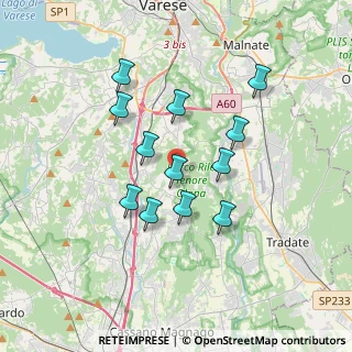 Mappa Via Guglielmo Marconi, 21040 Caronno Varesino VA, Italia (3.02583)