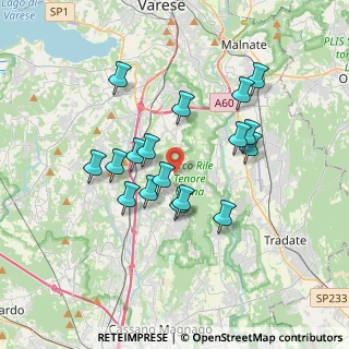 Mappa Via Guglielmo Marconi, 21040 Caronno Varesino VA, Italia (3.10882)