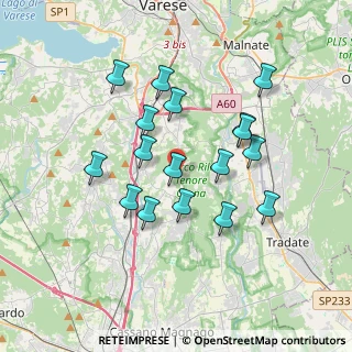Mappa Via Guglielmo Marconi, 21040 Caronno Varesino VA, Italia (3.24765)