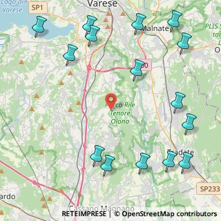 Mappa Via Guglielmo Marconi, 21040 Caronno Varesino VA, Italia (5.82067)
