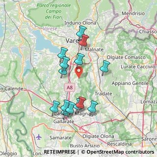Mappa Via Guglielmo Marconi, 21040 Caronno Varesino VA, Italia (6.81143)