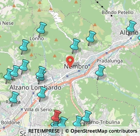 Mappa Via Sant'Jesus, 24027 Nembro BG, Italia (2.9)