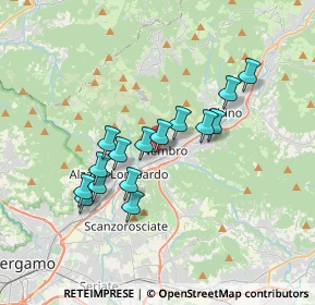 Mappa Via Sant'Jesus, 24027 Nembro BG, Italia (2.974)