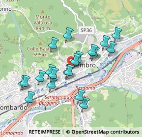 Mappa Via Sant'Jesus, 24027 Nembro BG, Italia (0.844)