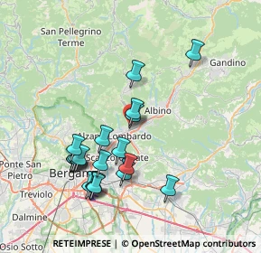 Mappa Via Sant'Jesus, 24027 Nembro BG, Italia (7.402)