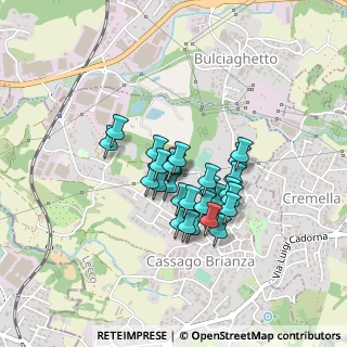 Mappa Via Cascina Nuova, 23893 Cassago Brianza LC, Italia (0.30357)