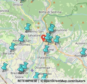 Mappa Via Ponte Regina, 24011 Almé BG, Italia (2.43059)