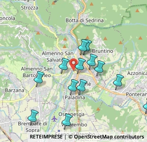 Mappa Via Ponte Regina, 24011 Almé BG, Italia (1.99643)