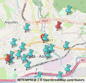 Mappa Salita della Consolata, 11100 Aosta AO, Italia (1.26)