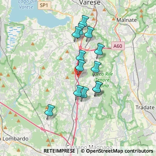 Mappa Via Gazza, 21040 Castronno VA, Italia (3.07923)