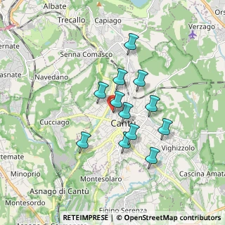 Mappa Via Martin Luther King, 22063 Cantù CO, Italia (1.3875)