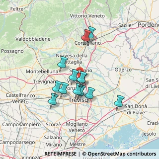 Mappa Via Della Cartiera 5 - Fraz. Castrette, 31020 Villorba TV, Italia (10.93615)
