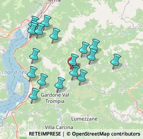 Mappa Via Antichi Originari, 25060 Tavernole sul Mella BS, Italia (7.37944)