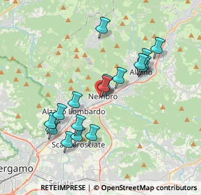 Mappa Via Papa Giovanni XXIII, 24027 Nembro BG, Italia (3.43412)