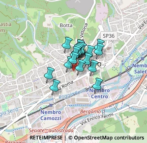 Mappa Via Papa Giovanni XXIII, 24027 Nembro BG, Italia (0.2165)