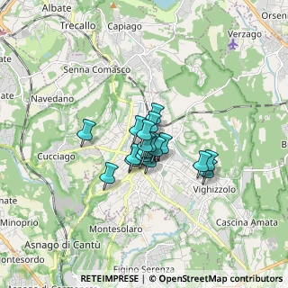 Mappa Largo Adua, 22063 Cantù CO, Italia (0.96611)