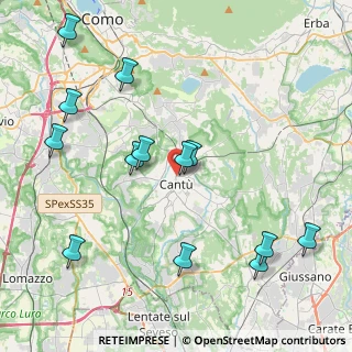 Mappa Largo Adua, 22063 Cantù CO, Italia (4.72923)