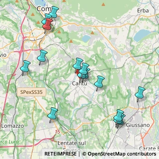 Mappa Largo Adua, 22063 Cantù CO, Italia (4.41267)