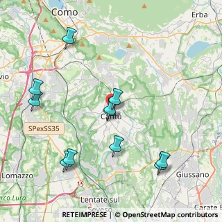 Mappa Largo Adua, 22063 Cantù CO, Italia (4.30636)