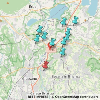 Mappa Via Valassina, 23895 Nibionno LC, Italia (2.96364)