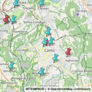 Mappa Via Daverio Francesco, 22063 Cantù CO, Italia (2.73583)