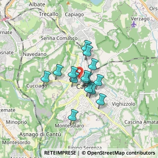 Mappa Via Daverio Francesco, 22063 Cantù CO, Italia (1.11)